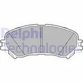 Produktbild: DELPHI LP3275 Bremsbelagsatz, Scheibenbremse für RENAULT