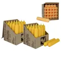 Produktbild: 2 x 25 Stabkerzen Gelb 100 x 22 mm Kerzenfarm Kerzen Candle Set