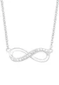 Produktbild: s.Oliver Silberkette Infinity/Unendlichkeit, mit Zirkonia (synth)