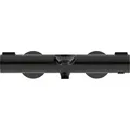 Produktbild: Duravit Wave Wannenthermostat Aufputz, Ausladung 198 mm, WA5220000046, Farbe: Schwarz Matt