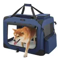 Produktbild: Hundebox faltbar Transportbox Hund L Hundetasche Oxford-Gewebe Netzstoff atmu...