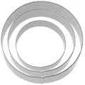 Produktbild: WESTMARK 3 Terrassen-Ausstecher Ring glatt 4 cm, 5 cm, 6 cm aus Edelstahl