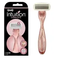 Produktbild: Wilkinson Sword - Intuition Complete Rasierer für Frauen, Rasiergriff + 1 Rasierklingen, Skin-Protect-Gel für sanftes Gleiten