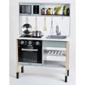 Produktbild: Küche Kinder Holz Holzküche 70x30x91cm Spielküche Backofen Spüle Theo Klein 7199