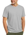 Produktbild: Alpenwert® Merino Shirt Herren [Made IN Portugal] perfektes Wandershirt Wander Tshirt aus Merinowolle Tshirt für Sport, Outdoor, Funktionsshirt (DE/NL/SE/PL, S, Regular, Regular, Grau)
