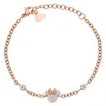 Produktbild: Disney Kinder Armband Minnie Mouse ©DISNEY rosegold Zirkonia Steine mit Schleife