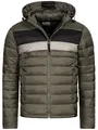 Produktbild: Indicode Herren Hampshire Steppjacke in Daunenjacken-Optik | Winterjacke Übergangsjacke Army Mix, S