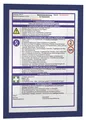 Produktbild: DURABLE Magnetrahmen DURAFRAME DIN A4 dunkelblau 2 Stück