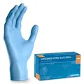 Produktbild: ARNOMED Nitril Blue Einmalhandschuhe, puderfrei, blau 359-L , 1 Packung = 200 Stück, Größe L