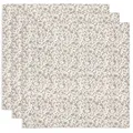 Produktbild: Jollein Spucktuch Hydrophill 70x70 cm Retro Flowers 3er Pack