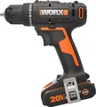 Produktbild: Worx Akku-Bohrschrauber WX100 mit Akku 20V, Ladegerät und Tasche
