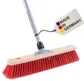 Produktbild: Straßenbesen 40cm mit Teleskopstiel bis 200cm Stiel Besen Kunststoff-Borsten