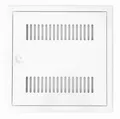 Produktbild: Revisionstür Softline weiß mit Lüftungsschlitzen und Vierkantverschluss 30 x 30 cm