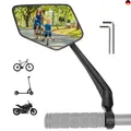 Produktbild: REEZER Fahrradspiegel links mit extra großer Spiegelfläche - 360° verstellbarer