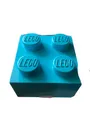 Produktbild: Lego Aufbewahrungsbox ca. 24,5x18x24,5 cm blau mit 4 Noppen stapelbar - neu