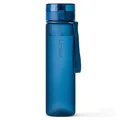 Produktbild: VINSUN Trinkflasche 1L dunkel blau - auslaufsicher, Kohlensäure geeignet, BPA frei, Tritan, Einhandbedienung - Leichte Wasser Flasche für Sport, Schule, Uni, Fahrrad