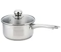 Produktbild: Edelstahl Stieltopf mit Deckel Kasserolle 0,5L 12cm KINGHOFF KH-4321