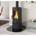 Produktbild: La Nordica CANDY 4.0 Schwarzer Gusseisen-Holzofen 6,2 kW freistehend 177 m3 - Schwarz