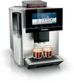 Produktbild: Siemens Kaffeevollautomat TQ903DZ3 EQ.900 plus, für Bohnen, 1500 W, bis 2,3 l/370 g, Fernzugriff, inkl. Zubehör, silber-schwarz 666731