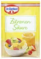 Produktbild: Dr. Oetker Zitronensäure, 5er Pack, je Beutel 5 g, Alternative zu Zitronensaft, zum Einkochen & Verfeinern von Konfitüre, Marmelade, Gelee uvm., vegan