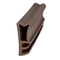Produktbild: Flügelfalzdichtung für Holztüren und Holzfenster ► Dichtgummi ► Ersatzdichtung ► Gummidichtung ► Dichtprofil ► Langlebig und wartungsfrei (Braun)