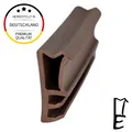 Produktbild: Fensterdichtung Türdichtung für Holzelemente Flügelfalz Farbe: braun Menge: 5m