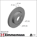 Produktbild: 2x Zimmermann 150.3431.20 Bremsscheibe für BMW X3 E83