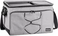 Produktbild: bomoe Kühltasche 45 Liter Kühltasche faltbar IceBreezer, Grau, Outdoor Rucksack mit 16h Kühlfunktion
