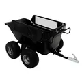 Produktbild: ATV-Anhänger Kippwagen Kippfunktion Quad Heavy-Duty Offroad-Arbeitsanhänger Federladekasten beladen 680 kg Nutzlast Bauernhof Landschaftsbau Garten abnehmbare Seitenwände Verlängerung 4 Räder