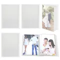 Produktbild: Belle Vous 40 Foto Hüllen (5 Stk) - Fotohüllen 4 x 6 Inches - Kleine Klarsichtfolien, Karten- & Fotohüllen für Postkarten, Autogrammkarten, Banknoten, Familien-, Hochzeits-, Jubiläums- & Urlaubsbilder