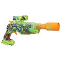 Produktbild: Nerf Zombie Driller Dart-Blaster im Zombie-Look mit Graffiti-Muster, interaktives Spielzeug mit Rotationstrommel und 8 Nerf Darts als Munition, ab 8 Jahren