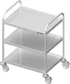 Produktbild: Servierwagen mit drei Böden, 1100x500x950 mm, verschweißt