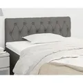 Produktbild: Kopfteil Dunkelgrau 100x7x78/88 Cm Stoff Vidaxl