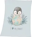 Produktbild: Babydecke Pinguin, Baby Best, mit liebevollem Motiv, Kuscheldecke