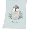 Produktbild: Babybest Pinguin Microfaserflausch-Decke (75 x 100 cm) (1440229014)