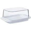 Produktbild: Mepal Butterdose 106035030600, aus Kunststoff, rechteckig, 17 x 9,8 x 6,4 cm, weiß / transparent