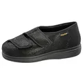 Produktbild: Fischer Herren Ortho Flache Hausschuhe, Schwarz Schwarz 222, 41 EU Weit