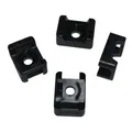 Produktbild: 100x Kabelhalter schraubbar 21x16mm I Kabelbinder Befestigung - Kabelschellen...
