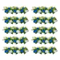 Produktbild: VEVOR Kunstblumen, 10 Stück, 500x220x120 mm, Blumenkugeln, Tischdekoration für Hochzeiten, Kunstrosen-Arrangements für Hochzeitsmittelstücke, Heim