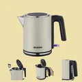 Produktbild: Severin Wasserkocher Dusty Beige WK 9577 - 1 L - 2400 W - beige/schwarz