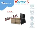 Produktbild: Trina Solar Vertex S TSM-425-DE09R.08 S Solarmodul Black Frame - MwSt: 0% 425Wp