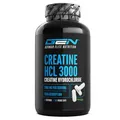 Produktbild: Creatine HCL - 180 Kapseln - Hochdosiert mit 3000 mg - Reines Kreatin Hydrochlorid - High Absorption - Hohe Bioverfügbarkeit - Vegan