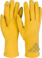 Produktbild: styleBREAKER Fleecehandschuhe Touchscreen Handschuhe mit Strass und Perlen (1-St)