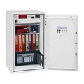 Produktbild: phoenix Tresor Data Combi mit Feuerschutz signalweiß 65,5 x 56,0 x 116,0 cm