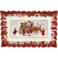 Produktbild: Villeroy & Boch Toy's Fantasy Kuchenplatte eckig: Santa mit Kinder 35x23cm