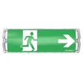 Produktbild: HOFTRONIC - Salus Notbeleuchtung LED mit Akku - Wand-/Deckenmontage - 3 Watt - IP65 Wasserdicht - Fluchtwegbeleuchtung - Inkl. Symbol mit Fluchtweganzeige - Notausgangsbeleuchtung