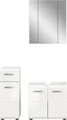 Produktbild: INOSIGN Badmöbel-Set FLORENZ, TOPSELLER!, 3-teilige Badkombination, hochwertige MDF-Front, (Set, best. aus: 1 Unterschrank, 1 Waschbeckenunterschrank, 1 Spiegelschrank), Bad-Kombination, Bad-Möbel, Badezimmer, Kombination, Kombi
