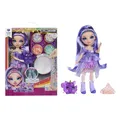 Produktbild: Rainbow High Rainbow Shimmers with Slime - Violet, Lila - 28 cm Modepuppe mit 1 Schleim-Set und1 Eichhörnchen-Haustier, Geeignet für Kinder ab 4 Jahren