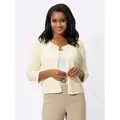 Produktbild: Witt Strickjacke Bolero 3/4-Arm Jersey beige 40
