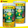 Produktbild: Tropical 2 x 1000 ml Spirulina Super Forte 36% Granulat